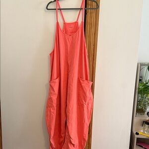 FP Movement by Free People Coral Jumpsuit